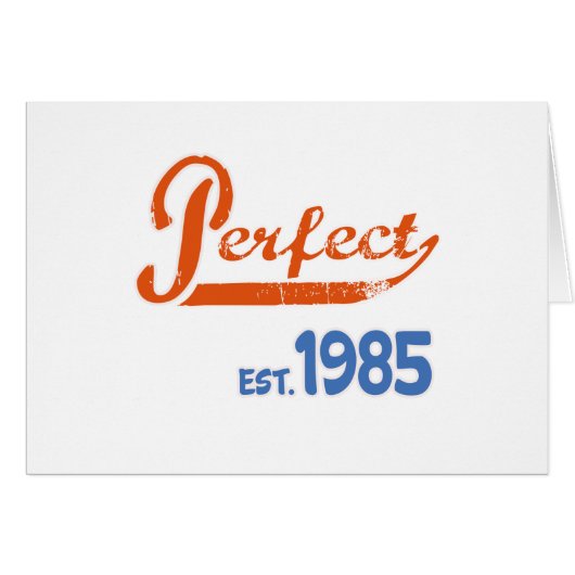 Perfect Est. 1985 Cards (Front Horizontal)