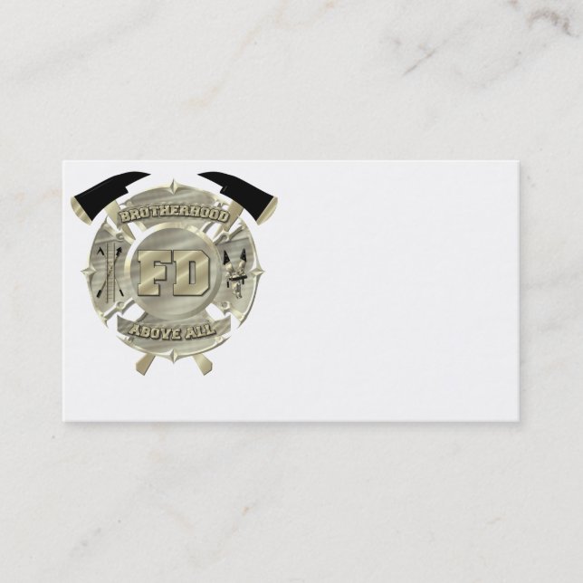 Perfect firefighter business card..... business card (Front)