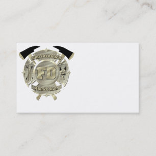 Perfect firefighter business card..... card