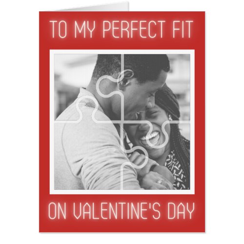 Perfect Fit Custom Photo Valentine Giant Card