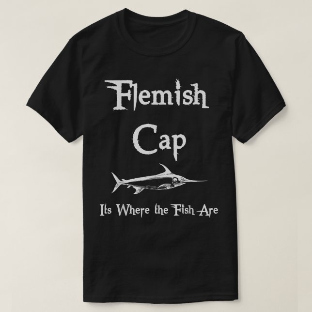 Perfect Flemish Cap Storm Fishing  T-Shirt (Design Front)
