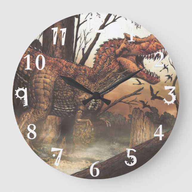 Perfect for any family wall-design, large clock (Front)