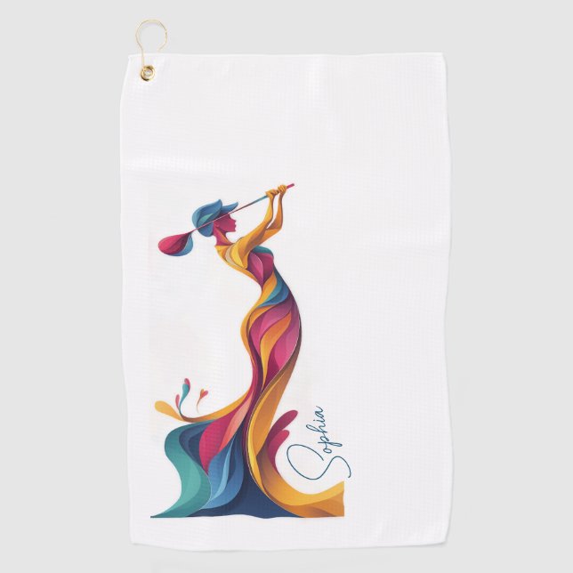 Perfect for Birdie, a golf towel for all cases! (Front)