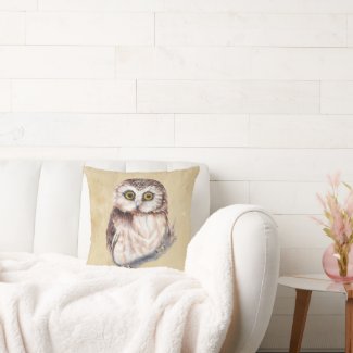 Perfect for bold, cozy spaces Owl Watercolor Print