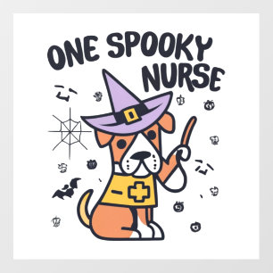 Perfect for Dog Lovers and Health Pros One Spooky Wall Decal