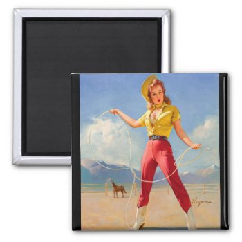 Perfect Form  1968 Pin Up Art Magnet by Pin_Up_Art at Zazzle