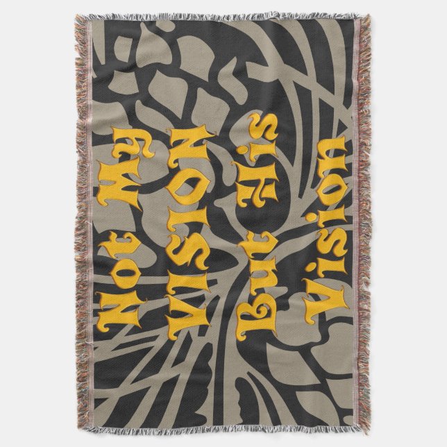 Perfect  futuristic vision for winter throw blanket (Front Vertical)