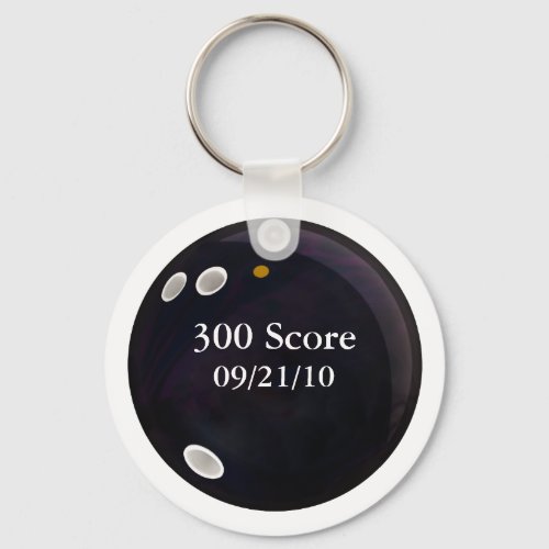 Perfect Game Score Keychain