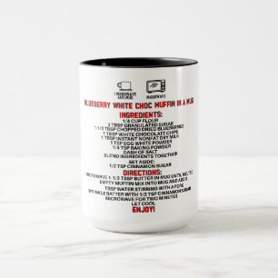 Perfect Gift/Blueberry White Choco Muffin In A Mug