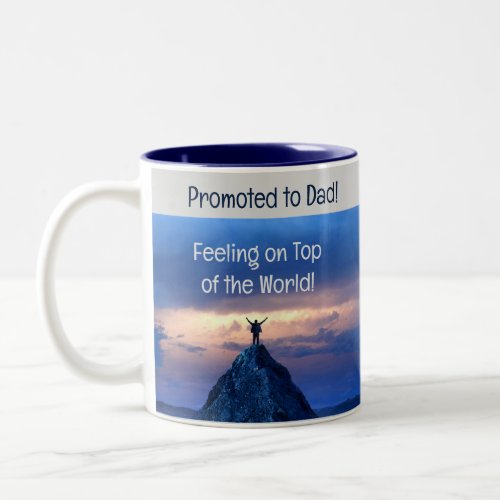 Perfect Gift for a New Dad Two_Tone Coffee Mug Two_Tone Coffee Mug