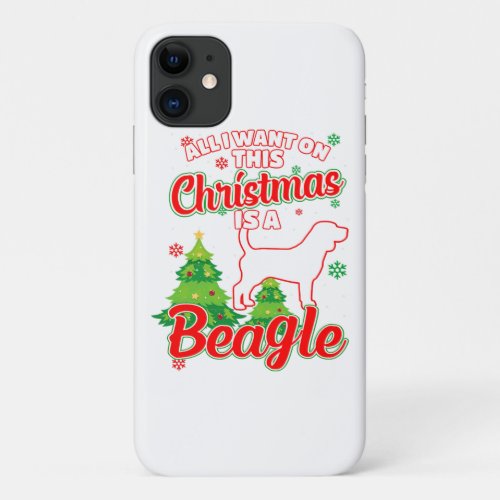 Perfect Gift for Dog Beagle Owner Pet Lover iPhone 11 Case