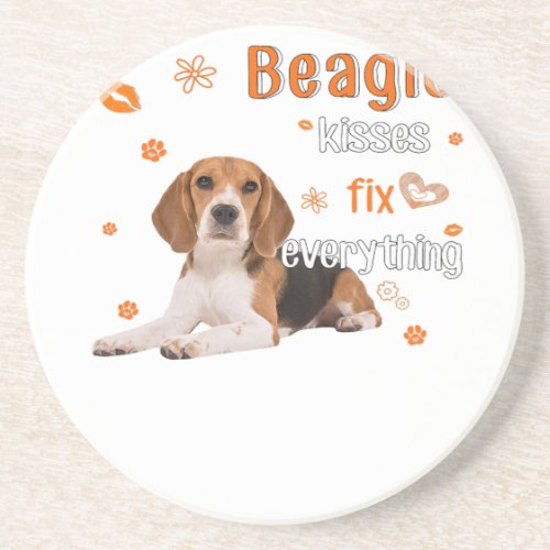 Perfect Gift for Dog Beagle Owner Pet Lover Coaster