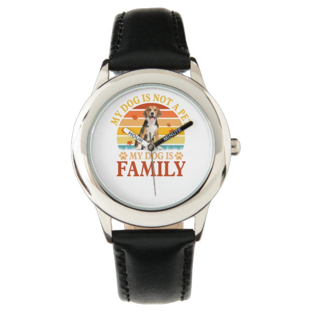 Perfect Gift for Dog Beagle Owner Pet Lover Watch (Front)