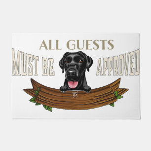 Perfect Gift for Dog Lovers   Personalized Door Ma Doormat