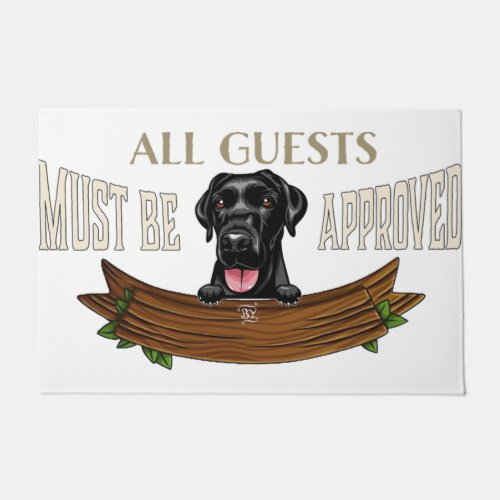 Perfect Gift for Dog Lovers  Personalized Door Ma Doormat