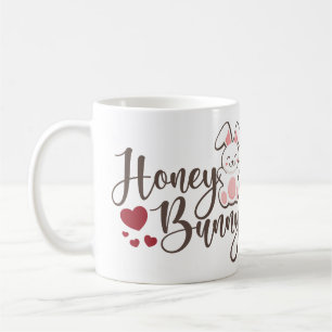 Perfect Gift for Loved One: Honey Bunny, Rabbit Coffee Mug