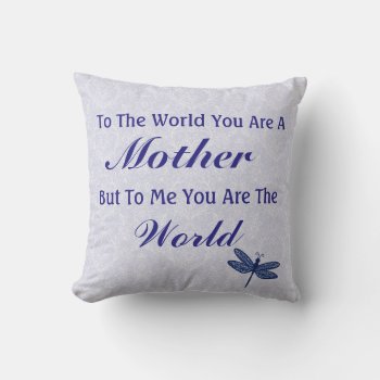Perfect Gift For Mom Pillow Gift by PersonalCustom at Zazzle