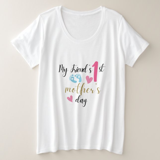 Perfect Gift for Mom Plus Size T-Shirt (Design Front)
