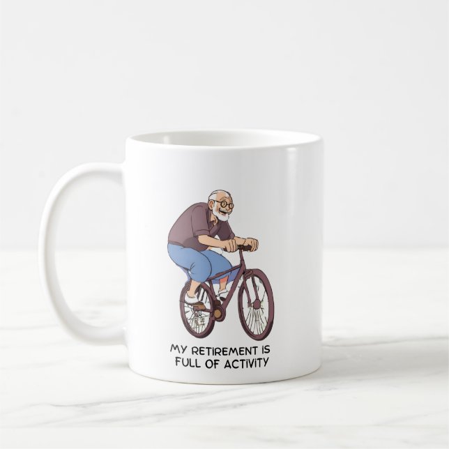perfect gift for retirement coffee mug (Left)
