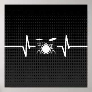 Perfect Gift for that Drummer you know. Poster