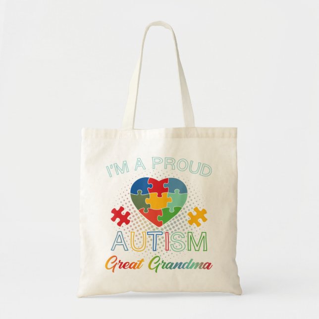Perfect Gift Idea for Men, Women - Autism Great Gr Tote Bag (Front)