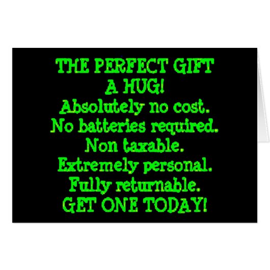 Perfect Gift is a Hug (Front Horizontal)