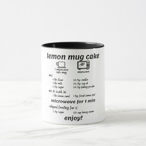 Perfect Gift Lemon Mug Cake Recipe