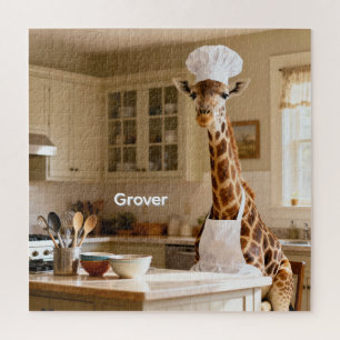Perfect Giraffe Personalized Jigsaw Puzzle