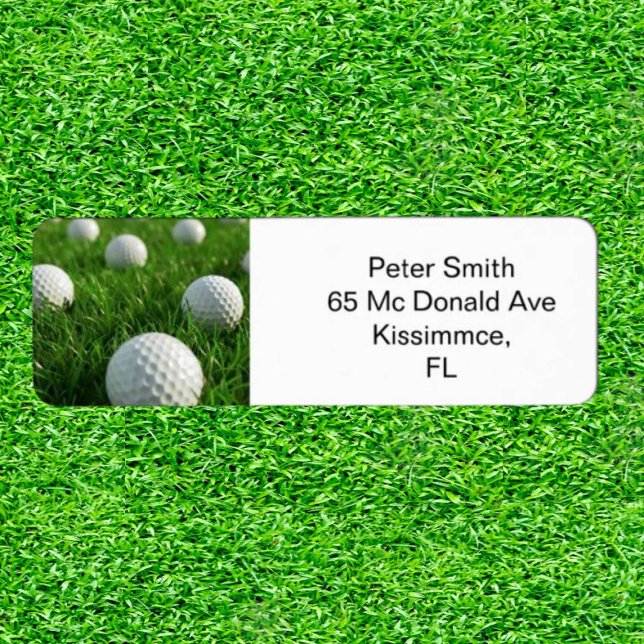 Perfect Golf-Themed Touch Label (Tee Off Your Correspondence!)