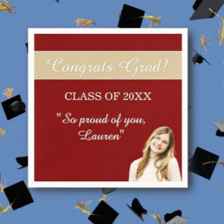 Perfect Graduation Congrats  Napkins