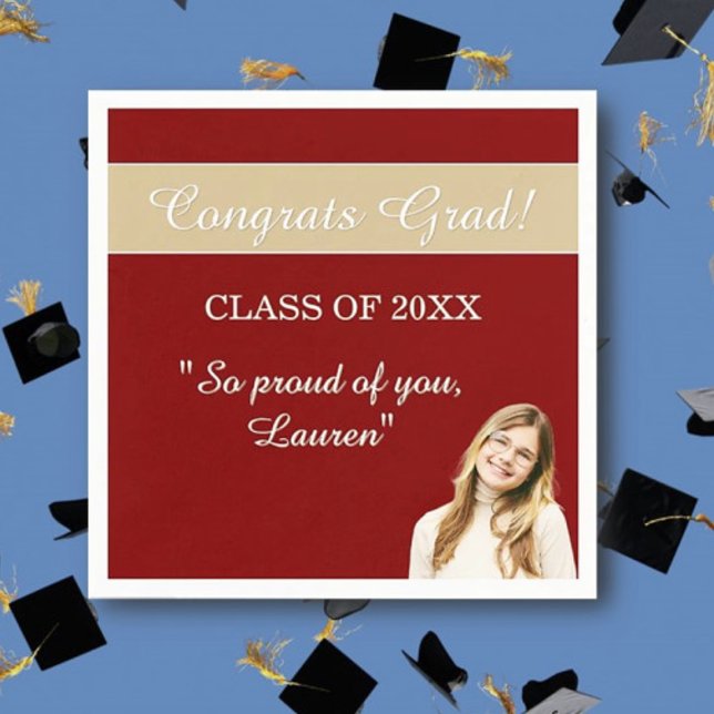 Perfect Graduation Congrats  Napkins (Creator Uploaded)