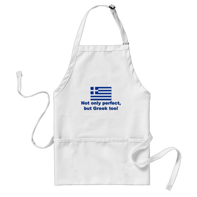 Perfect Greek Adult Apron (Front)