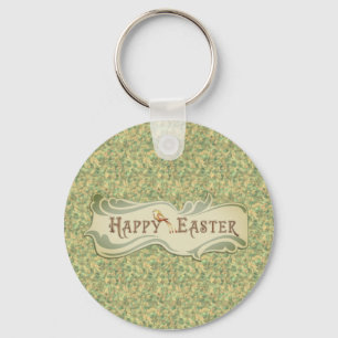 Perfect Happy Easter Vintage Keychain