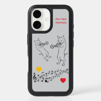 Perfect Harmony Musical Cats – Gray OtterBox Case