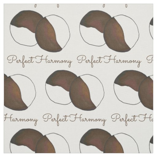 Perfect Harmony NYC Black White Cookie New York Fabric