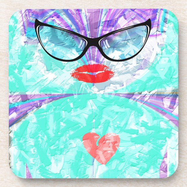 Perfect heart coaster (Front)