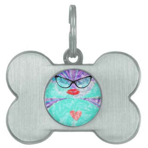 Perfect heart pet tag