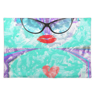 Perfect heart placemat