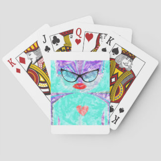 Perfect heart poker cards
