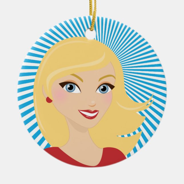 Perfect Hostess - SRF Ceramic Ornament (Front)