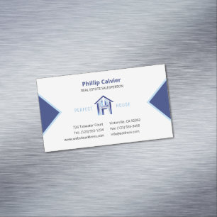 Perfect House Premium Real Estate Properties Business Card Magnet