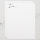 Perfect Imperfections by LoveLife (Front/Back)