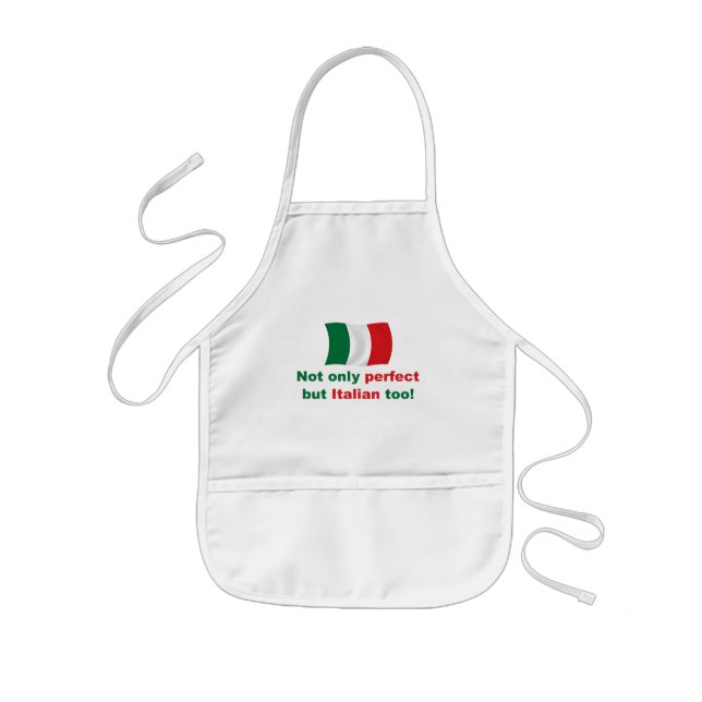 Perfect Italian Kids' Apron (Front)