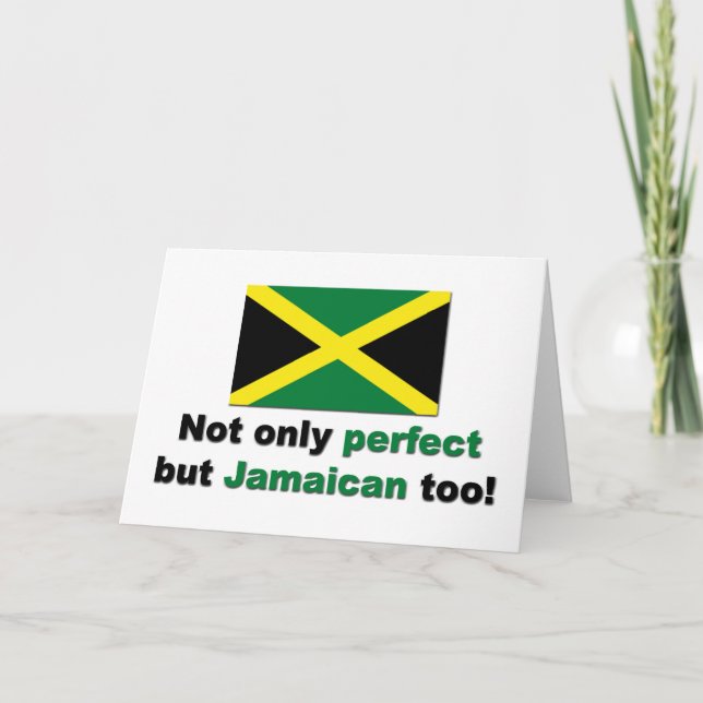 Perfect Jamaican Card (Front)