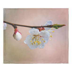 Perfect Japanese Apricot Flower Duvet Cover