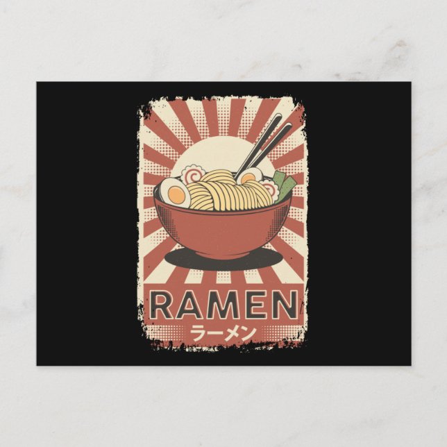 Perfect Japanese Ramen Food | Ramen Lover Postcard (Front)