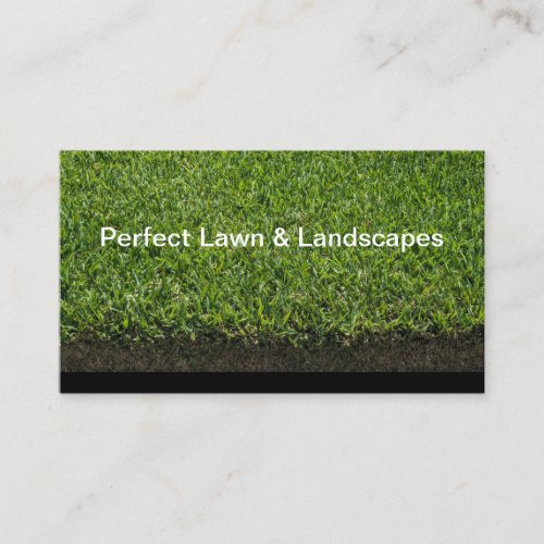 Perfect Lawn And Landscaping  Business Card