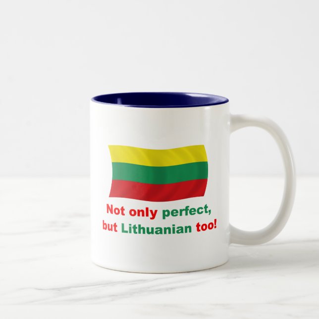 Perfect Lithuanian Two-Tone Coffee Mug (Right)
