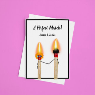 Perfect Match Anniversary Card