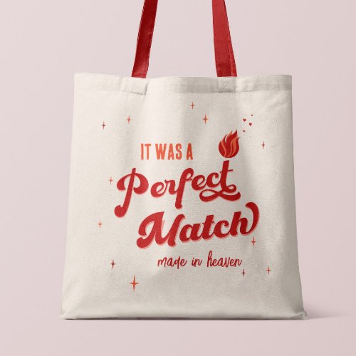 Perfect Match Bachelorette Party Tote Bag
